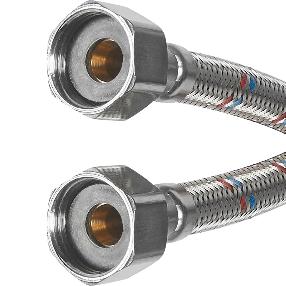 Гибкая подводка для воды Aquabeam 1/2" гайка - гайка 150 см STLM-2199276 - Вид №1