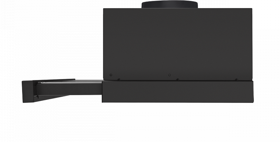 VS LIGHT 60 BLACK Вытяжка vs light 60 черный/ • тип: встраиваемая • цвет: черный • управление: колыбельное • ширина, мм: 600 • полная потребляемая мощность, вт: 140• количество скоростей: 2 • максимальная производительность, м3/ч: 480• диаметр воздуховода Santreyd  - Вид №11