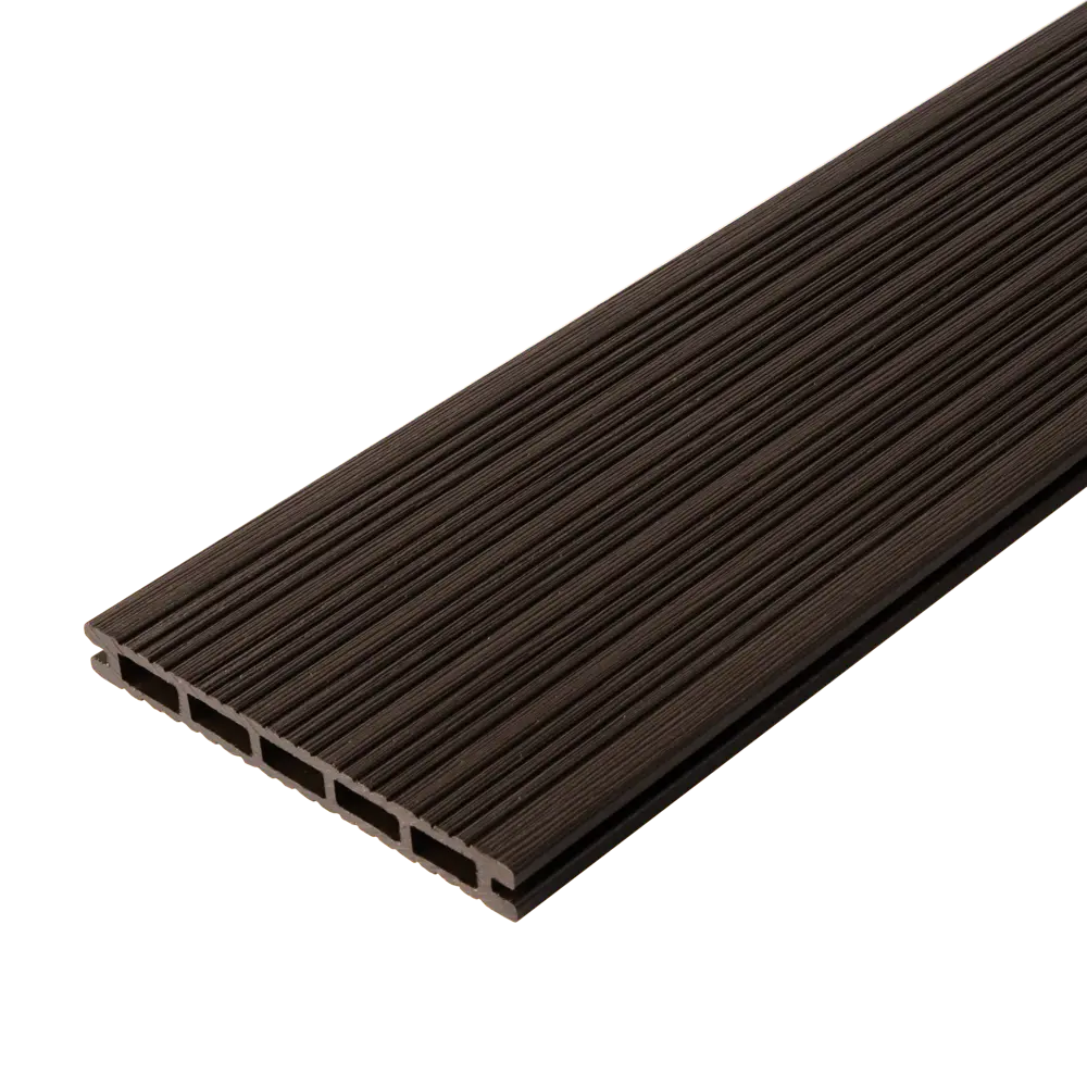 Террасная доска ДПК Freedeck цвет Венге 3000x150x17 мм вельвет 0.45 м² Santreyd STLM-2015558 - Вид №3