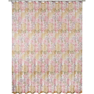 Тюль на ленте «Поляна», 300х270 см, цветы, цвет мультиколор