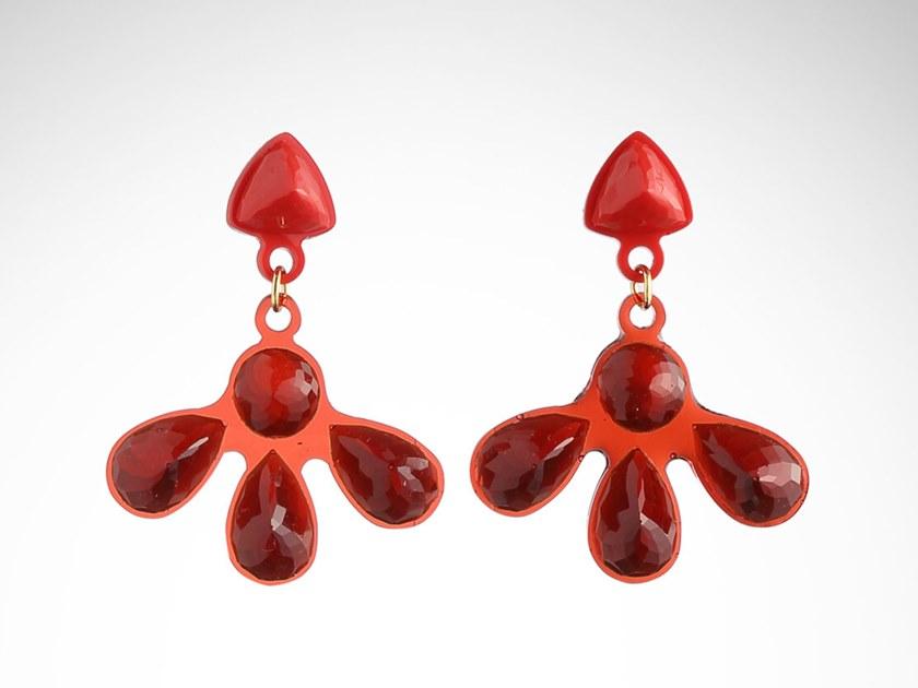 Corsi Design Серьги из синтетического материала Long stones sun-id-1346313 - Вид №3