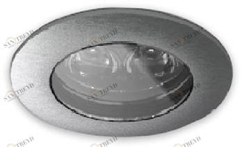 NEXO LUCE Круглый встраиваемый светодиодный светильник из алюминия Recessed-wet area nexo luce 6695
