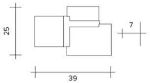 Urban Настенный светильник из стали и стекла Triquadro 1734.10 - Вид №2