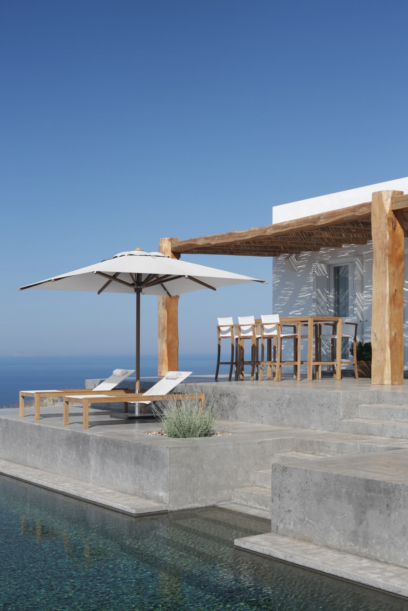 Высокий садовый стол из тикового дерева Royal Botania XQI ARCH-00090947 - Вид №1