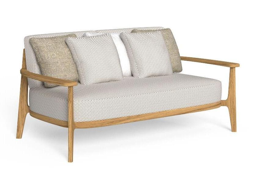 2-местный диван из ткани и тика Talenti Ever ARCH-00085773