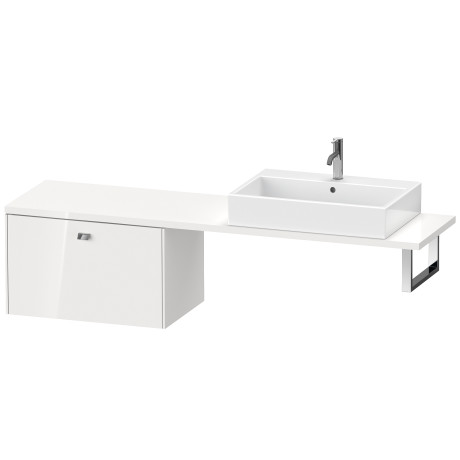 BR514304949 Brioso Шкафчик для компактной консоли Графит матовый, декор Duravit - Вид №2