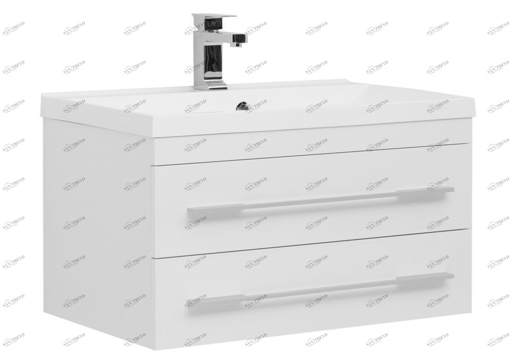 Тумба с раковиной Aquanet Нота NEW 75 белый 0017148700204118