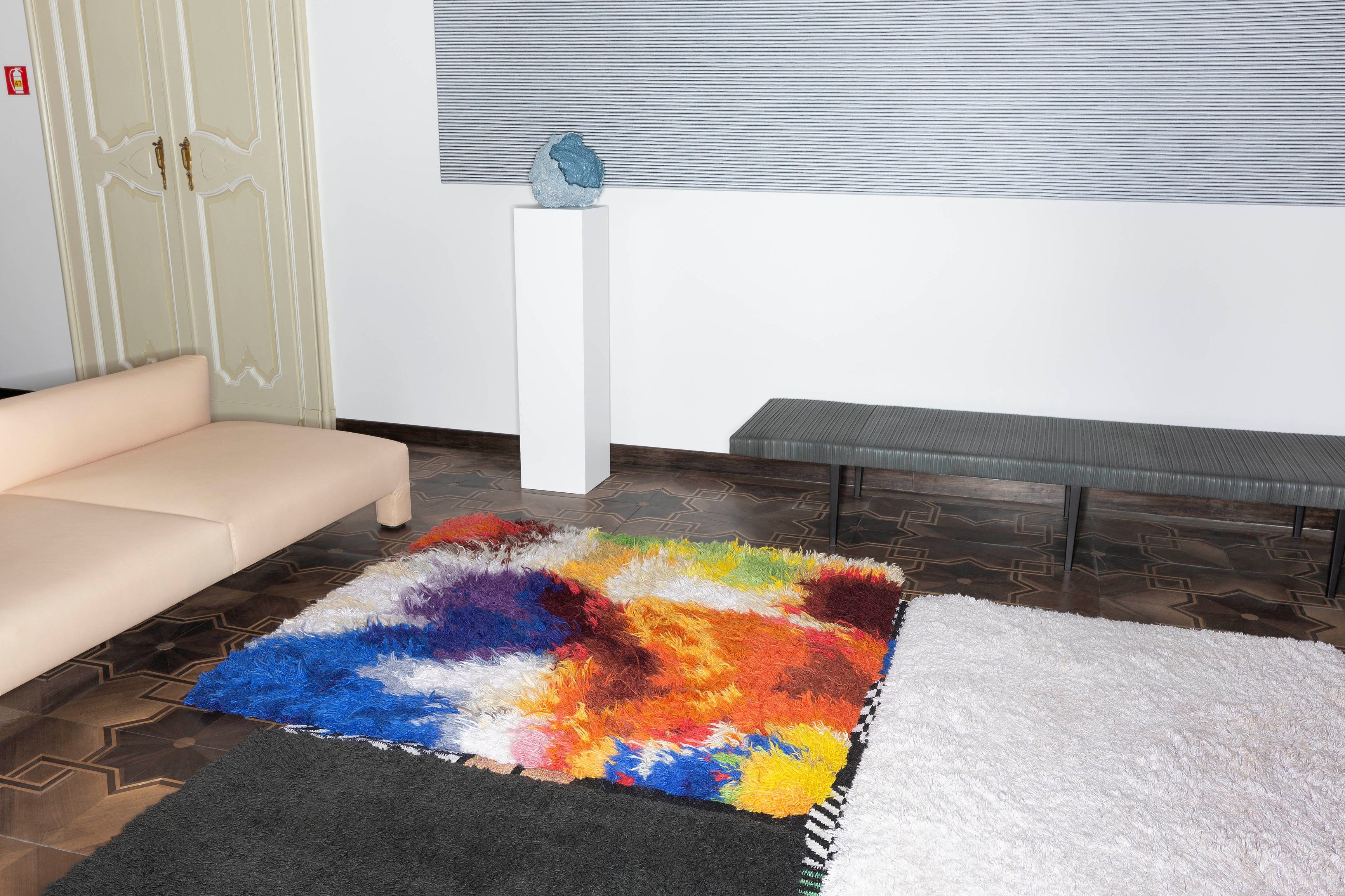 Прямоугольный ковер ручной работы cc-tapis подпись ARCH-00042089 - Вид №1