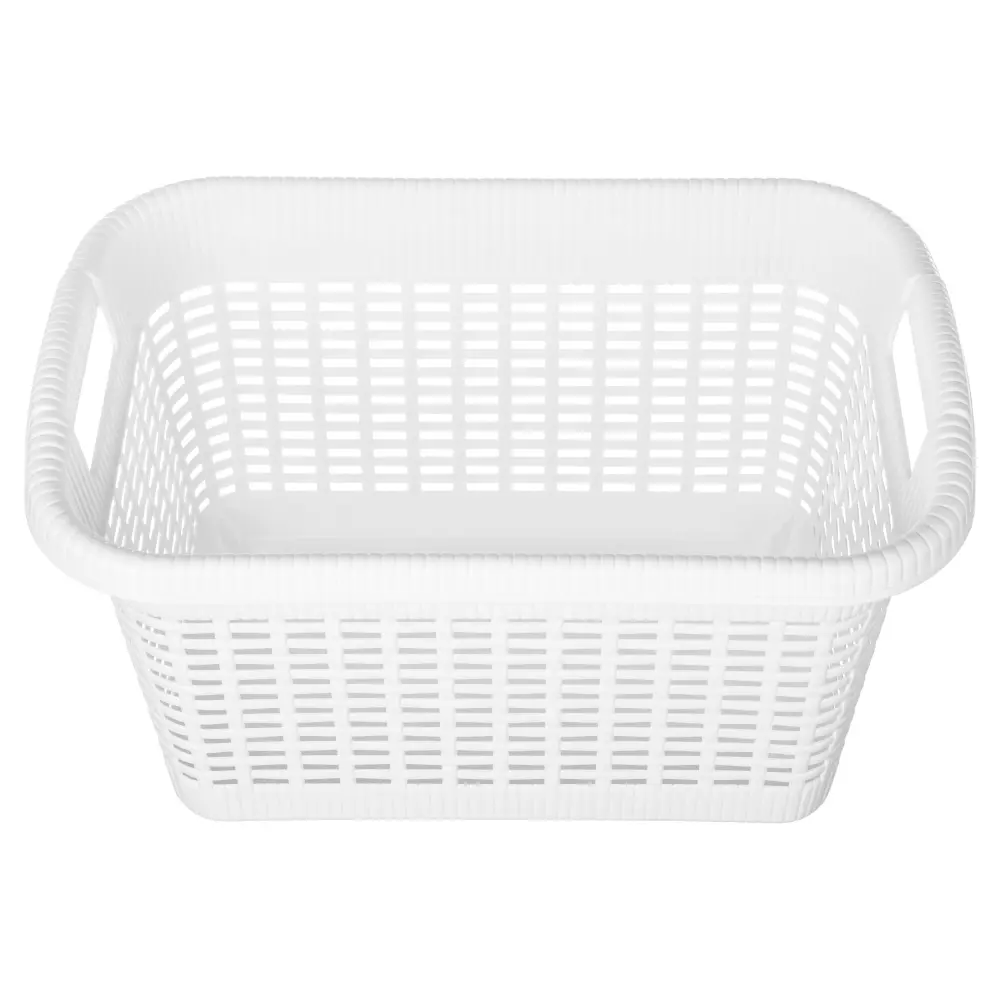 Корзина универсальная 42x30x25 см прямоугольная цвет белый Santreyd Econova STLM-2180239 - Вид №3