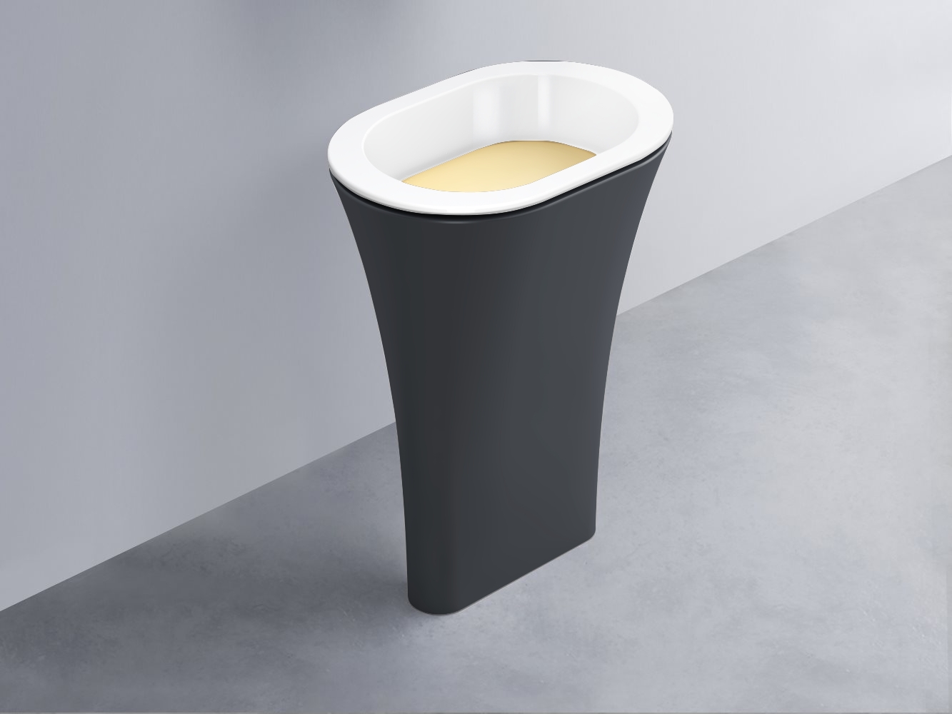 AMLA65-BL+AMPILO-CN+AMCOLO-BA Раковина Amedeo Ovale отдельностоящая cielo Enjoy + Amedeo Ceramica Cielo