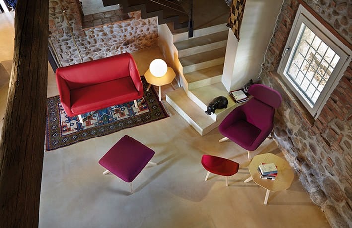 Тканевое кресло с основанием из ясеня ALMA DESIGN X Big ARCH-00119242 - Вид №2