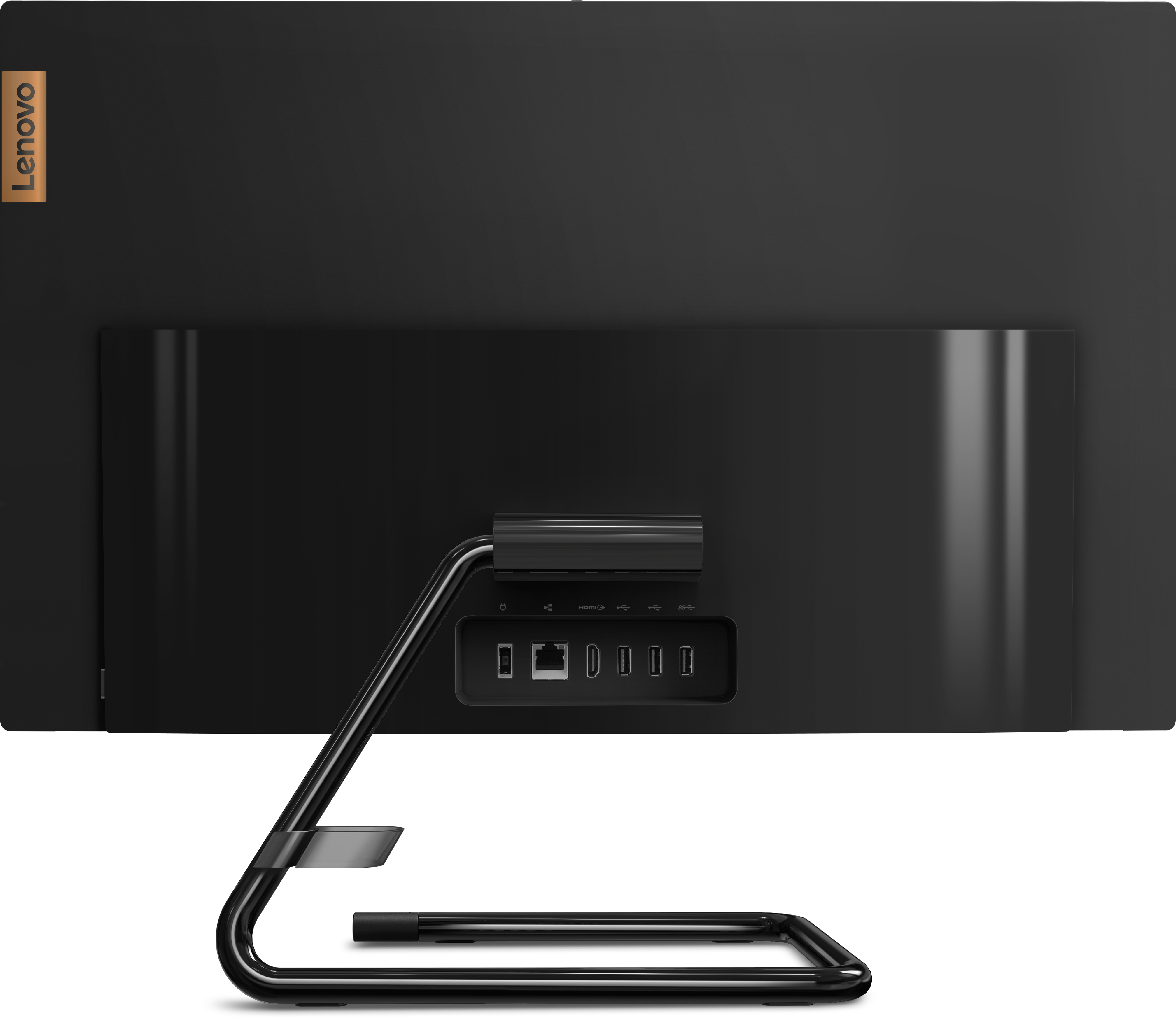 F0EW002ARK ideacentre aio 3 24are05 23.8"(1920x1080)/amd ryzen 3 4300u(2.7ghz)/4096mb/1000+128ssdgb/dvdrw/int:amd radeon/bt/wifi/war 1y/6kg/black/w10 + keyboard, mouse usb Lenovo Santreyd  - Вид №1