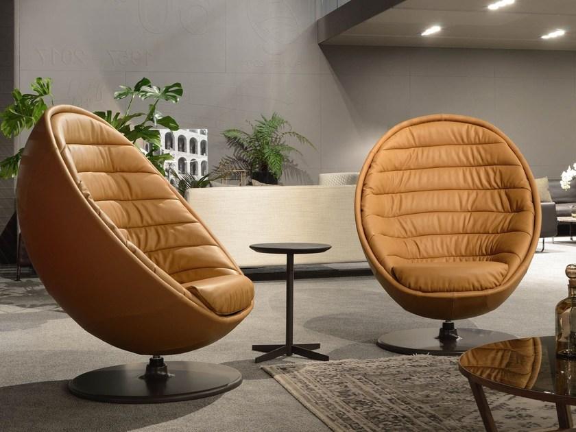 i 4 Mariani Вращающееся кресло с кожаной обивкой sun-id-1465131 - Вид №2