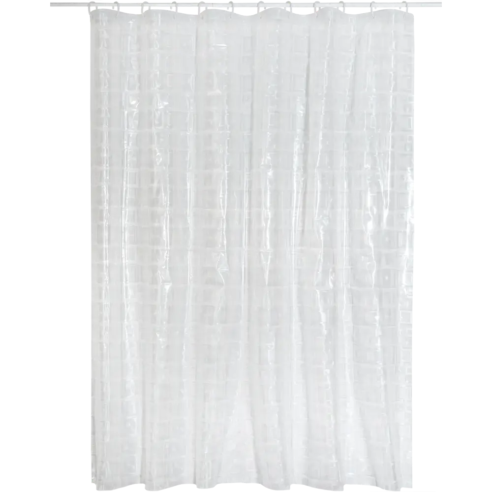 Штора для ванной комнаты «Квадраты 3D» 180х180 см Santreyd ATC-EV-0009 STLM-2099892 - Вид №1