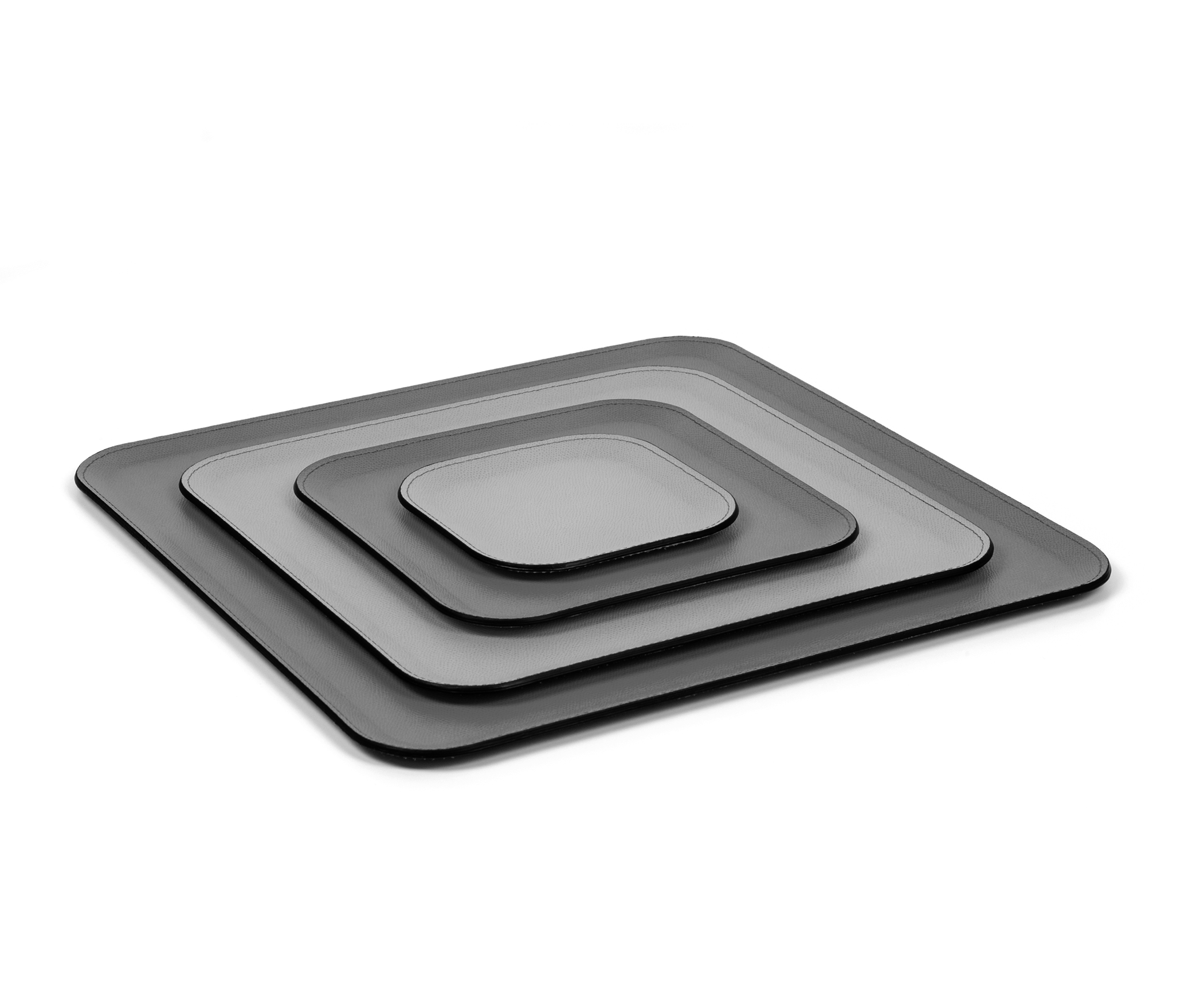 Виктор Квадратный Поднос - 16x16 см / тканая кожа_кремовый Pinetti 00.1960.061.027 - Вид №3