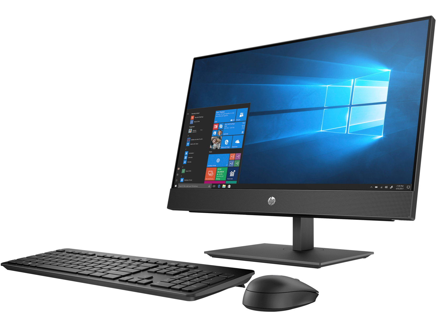 7EM22EA#ACB proone 440 g5 aio 23.8"(1920x1080 ips)/intel core i5 9500t(2.2ghz)/16384mb/512pcissdgb/dvdrw/wifi/war 1y/w10pro + hdmi port, adjust stand HP Santreyd  - Вид №1