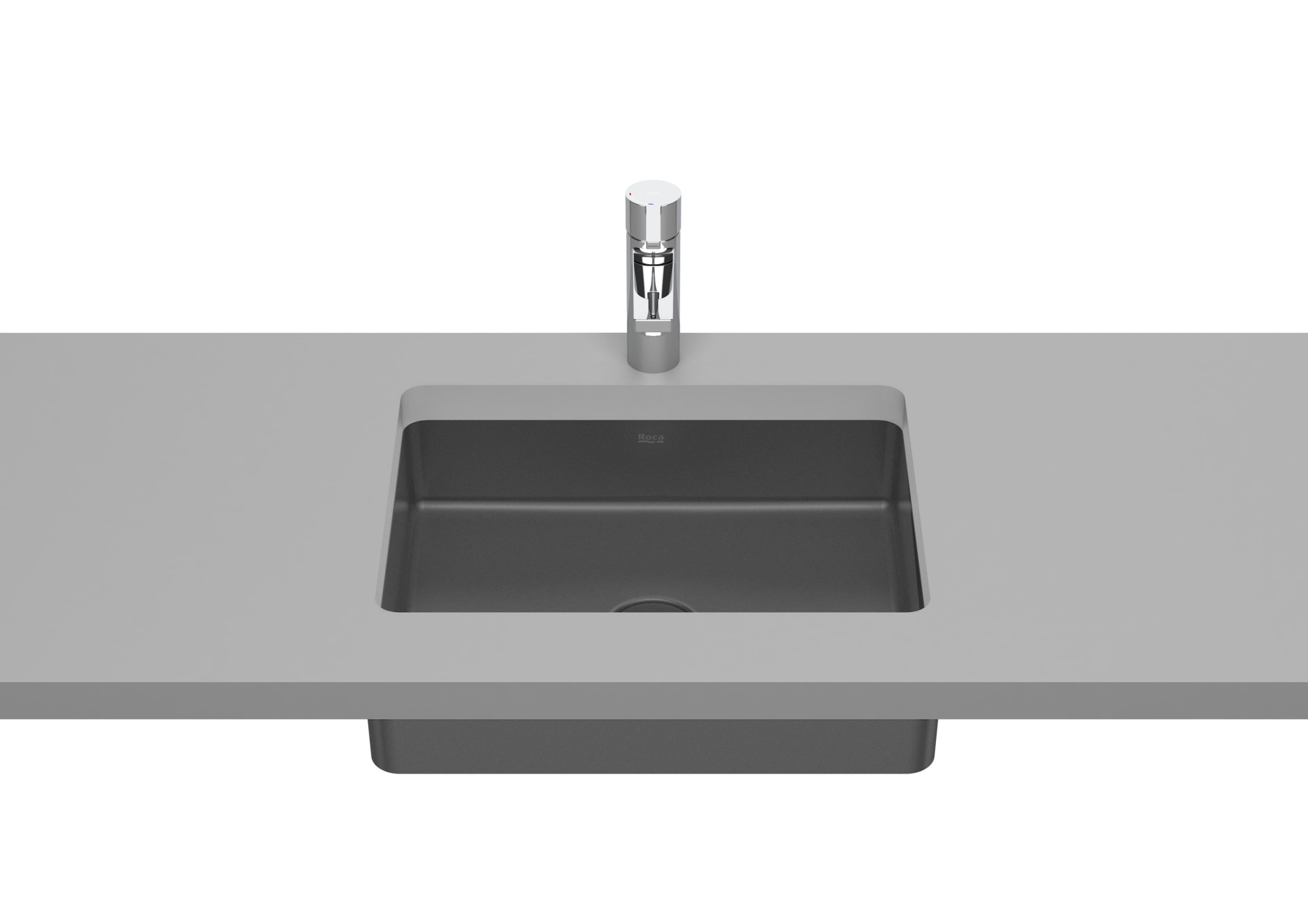 A327536640 Умывальник FINECERAMIC® под столешницу ROCA Inspira 