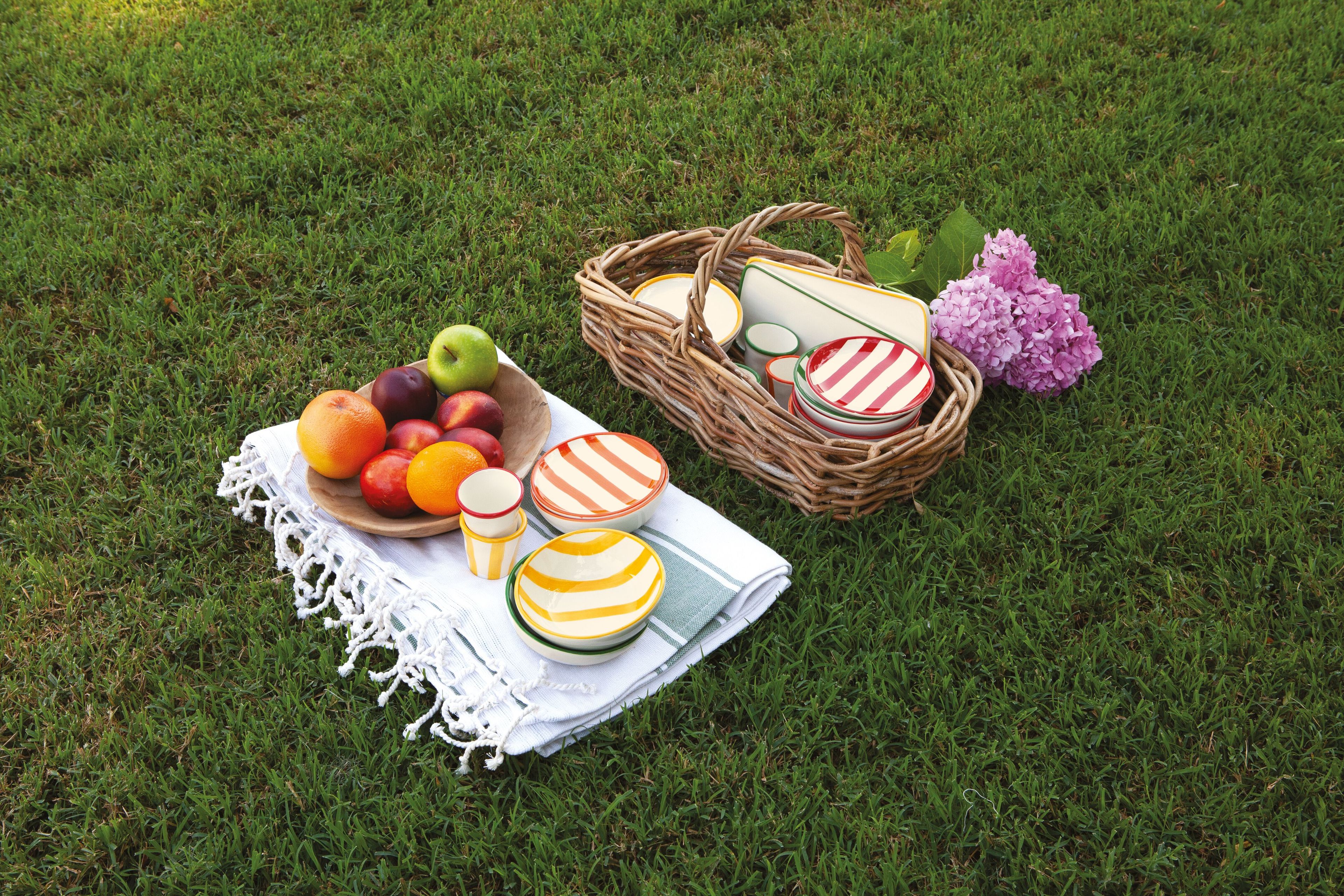 Керамическая круглая тарелка Zafferano Lido ARCH-00035150 - Вид №3