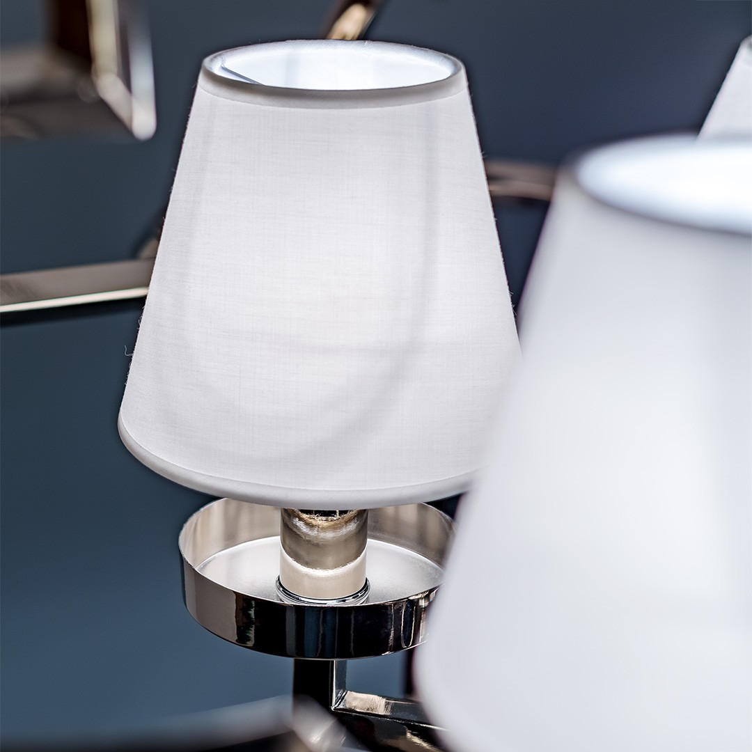 Frezia Light 1010/4 nickel/cotton люстра подвесная 116024 - Вид №3