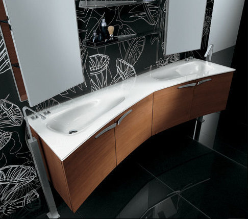 KE29 KENZIA Комплект мебели для ванной комнаты 210 см ARDECO Ardeco S. R. L 42756 - Вид №3