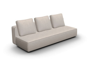 3-местный тканевый садовый диван