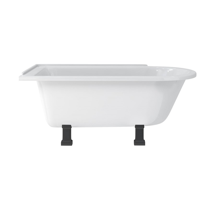 Burlington Душевая ванна Hampton 150 см со стандартными ножками для левой руки Левая рука с традиционными ступнями в белом цвете E11 WHI E20  - Вид №8