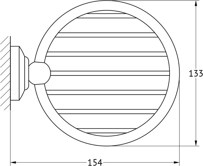 STI 406 Мыльница-решетка 3SC STILMAR ANTIQUE SILVER Treesseci 3SC - Вид №1