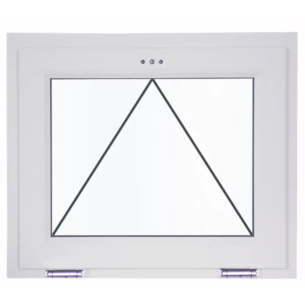 Пластиковое окно ПВХ Deceuninck одностворчатое 500x700 мм (ВхШ) двухкамерный стеклопакет белый (с двух сторон) STLM-2189523