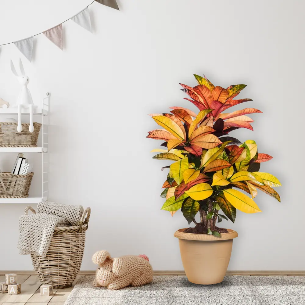 ТЕК.А.ТЕК Горшок золотистый для крупных растений с дренажом 11953384 Жардин STLM-0001646 - Вид №3