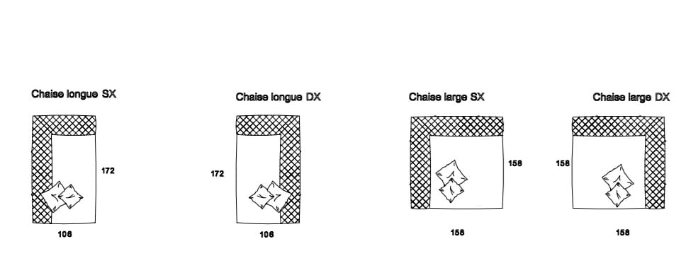 Бархатный диван с полуостровом Former In Italia Brera Plus ARCH-00067887 - Вид №2