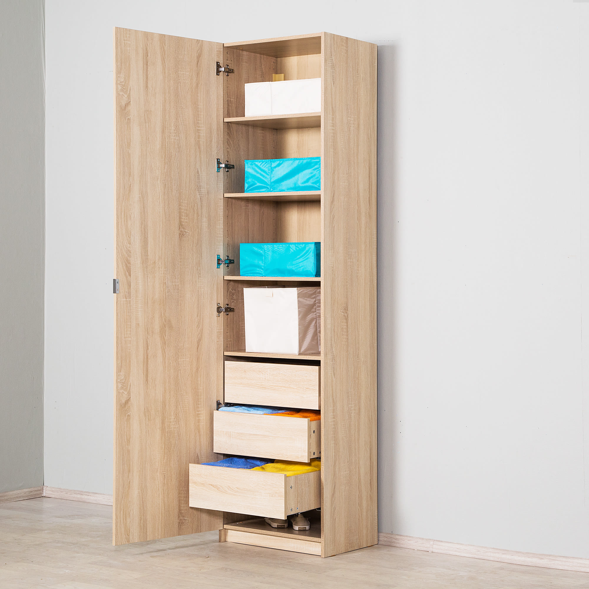 18662862 Каркас шкафа Лион 42x60x232 см цвет дуб сонома Santreyd  - Вид №3