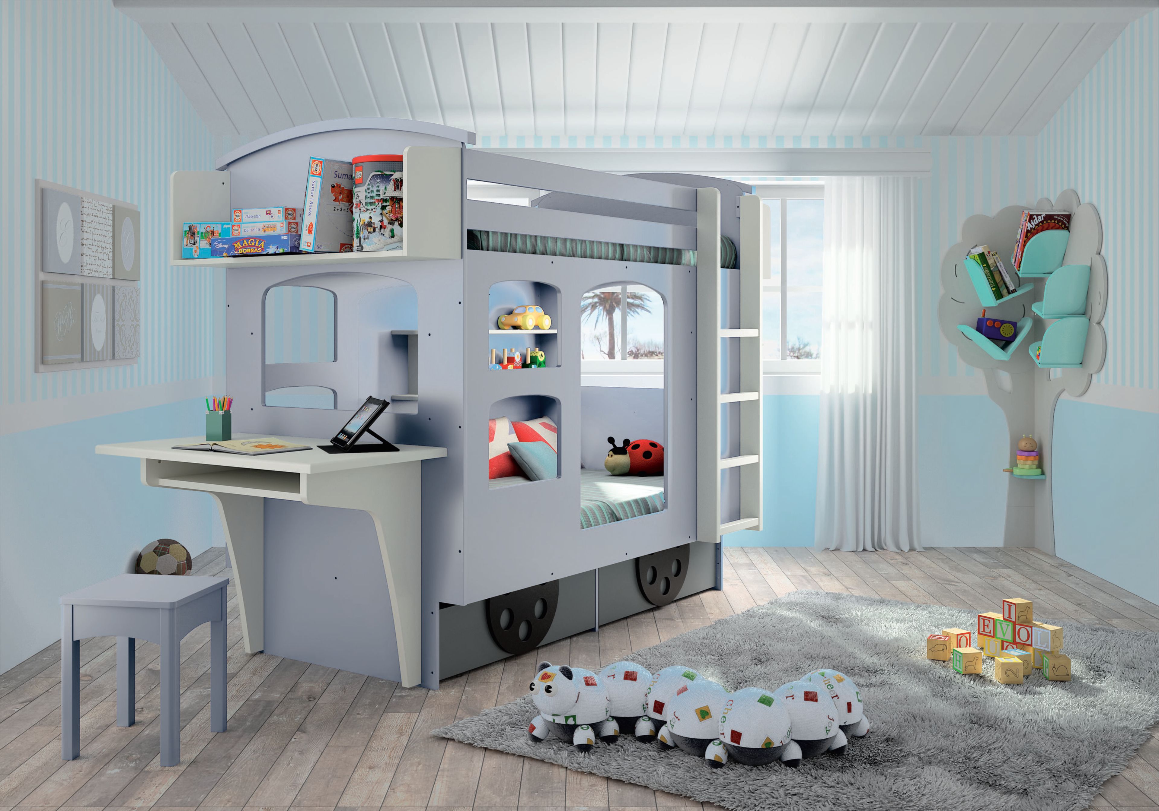 Двухъярусная кровать из МДФ Mathy by Bols УНИВЕРСАЛ ARCH-00153050 - Вид №15