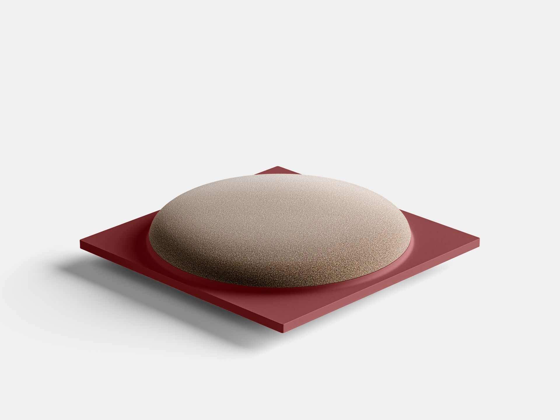 Бетонный квадратный пуф PULKRA купол ARCH-00069173 - Вид №27