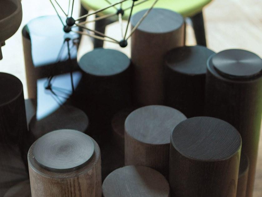 Porada Прямоугольный стол из массива дерева со стеклянной столешницей Nineteen sun-id-1361601 - Вид №1