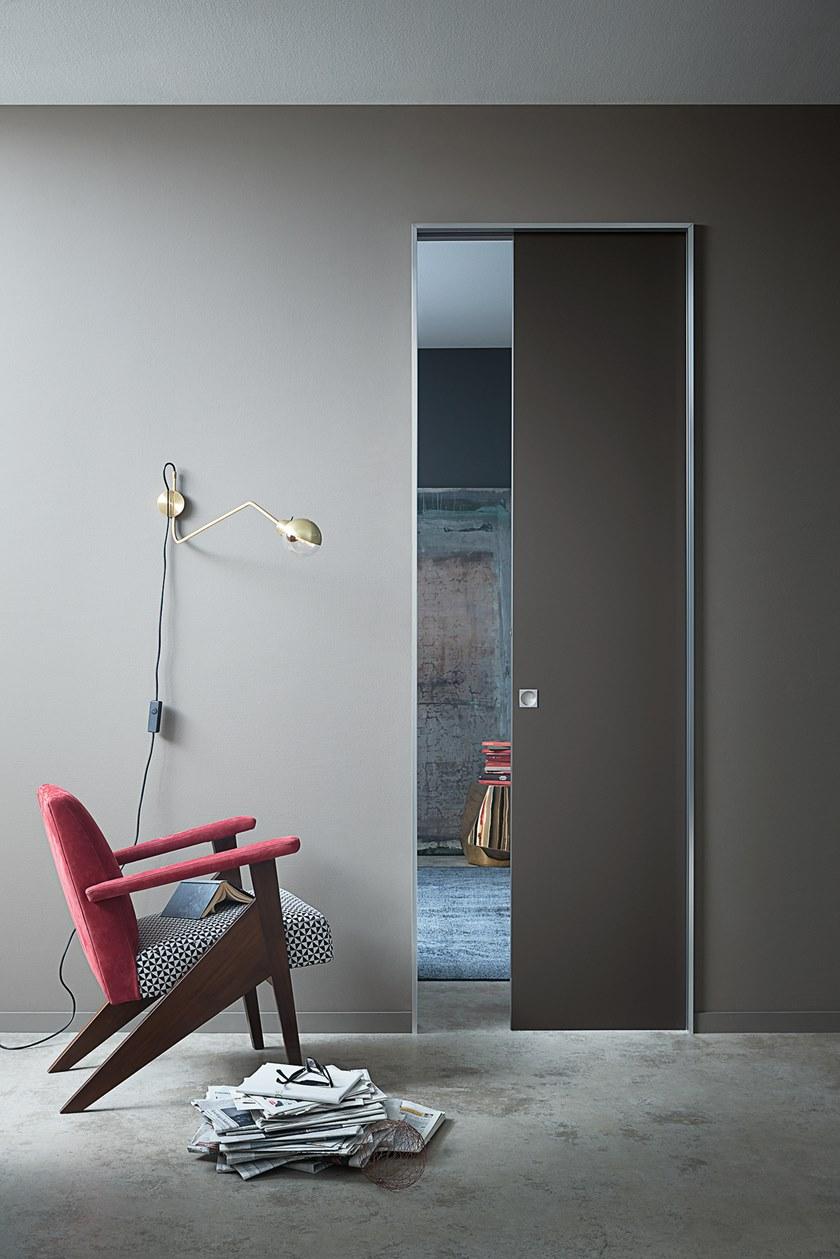 Lualdi Скрытая раздвижная дверь из алюминия и стекла Architectural Santreyd sun-id-1406484 - Вид №1