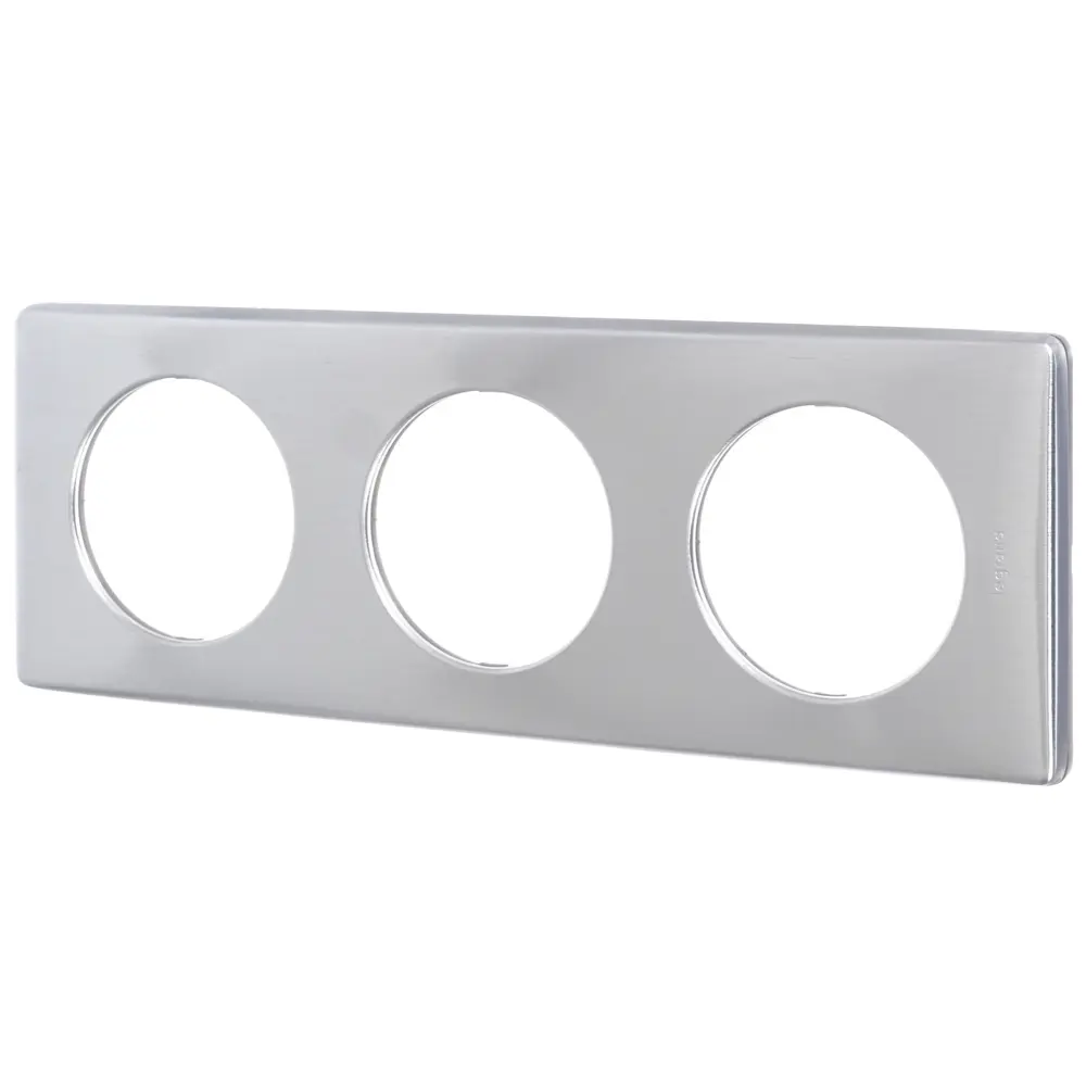 Рамка Legrand Celiane, 3 поста, цвет алюминий STLM-2090185