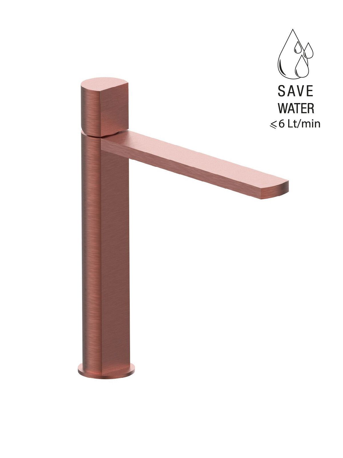 Однорычажный смеситель для раковины из нержавеющей стали Rubinetterie Frattini Borgia ARCH-00142244 - Вид №6