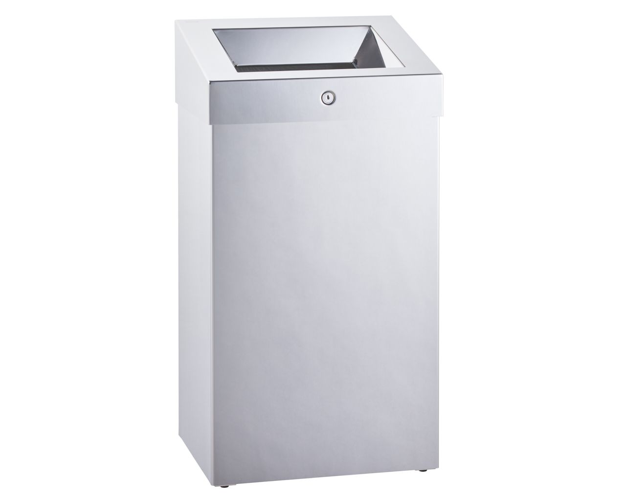 KSP102 Ведро для мусора открытое STELLA PLUS, 47 л, СТАЛЬ ПОЛИРОВАННАЯ Merida 