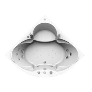 Гидромассаж "Спортивный Chrome" на ванну Филадельфия (двигатель 1500 Вт, система "Turbo-pool", джет Релакс - 8 шт., джет Магнус - 4 шт.)