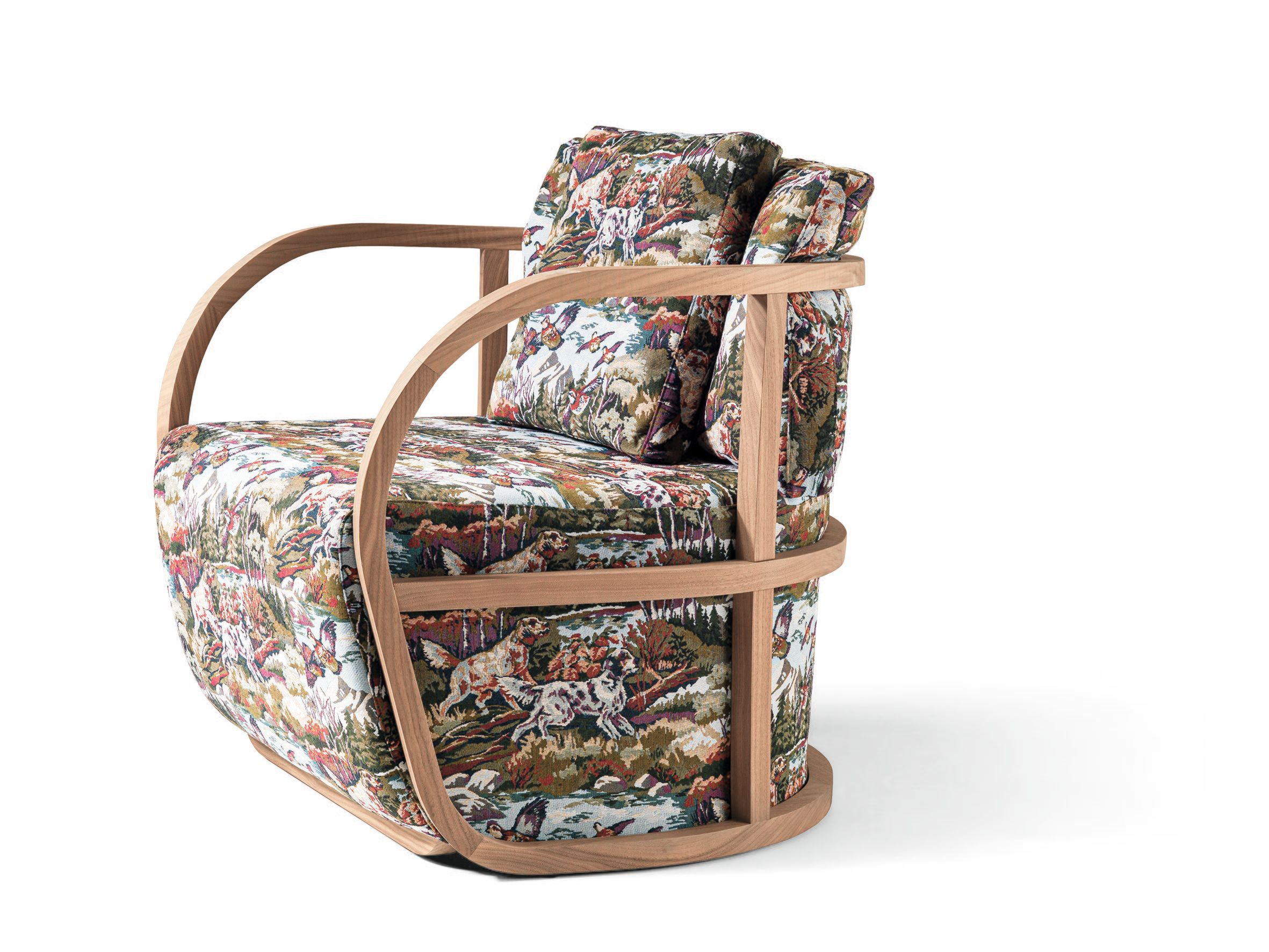 Тканевое кресло с подлокотниками Fratelli Boffi Fabula ARCH-00076812