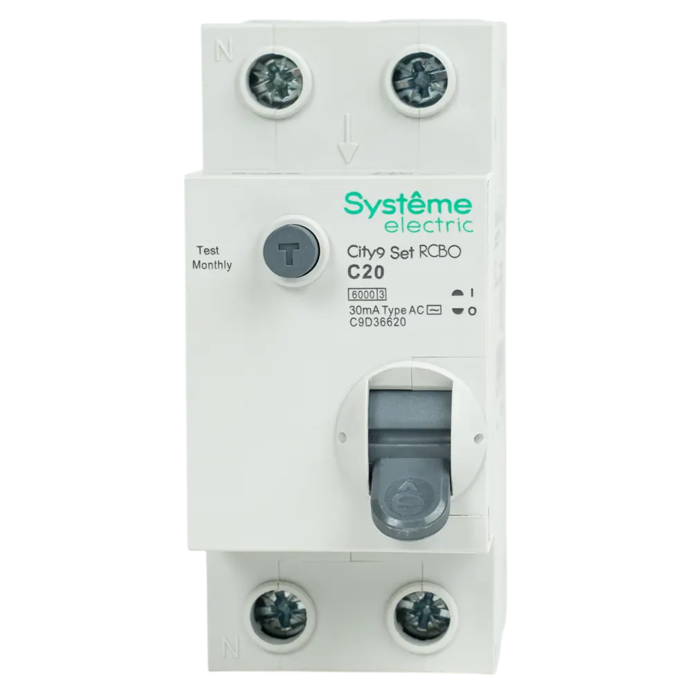 Автоматический выключатель Systeme Electric City9 Set с защитой от утечек тока 89412695 STLM-1578274 - Вид №2