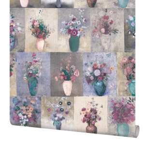 Обои виниловые Elysium Вазочки фиолетовые 0.53 м 32506