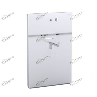 Сантехнический модуль Geberit Monolith 131.043.SI.1 для подвесного умывальника,стекло белое Santreyd 