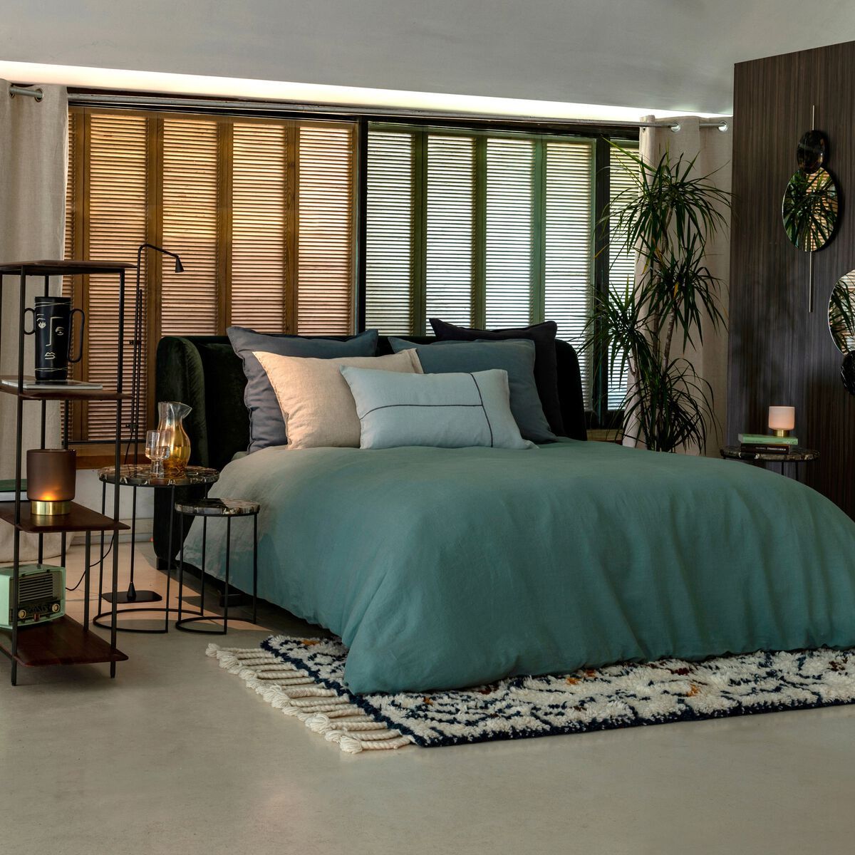 Круглый штабелируемый журнальный столик из агата AMPM ANAXIMÈNE ARCH-00136257 - Вид №2