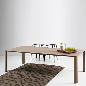 СТОЛ ОБЕДЕННЫЙ ИЗ КАМНЯ MAHON 180X90 СМ SAND BROWN