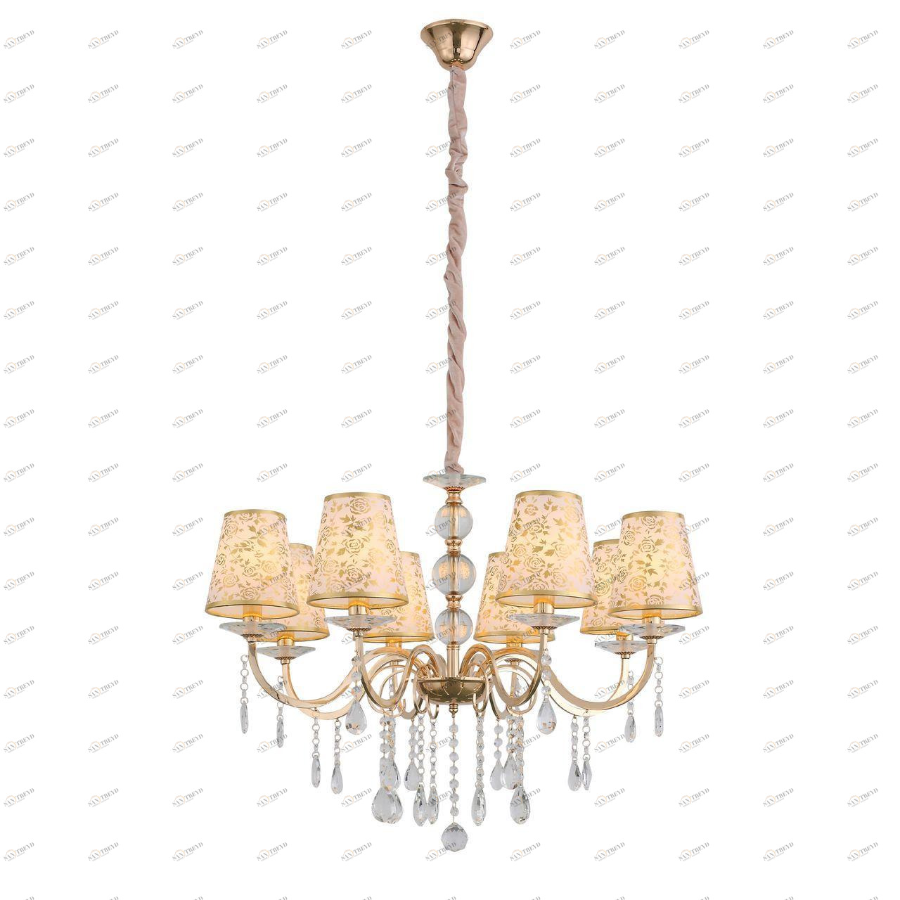 Подвесная люстра ST Luce Aumentato SL176.203.08 ST LUCE ДИЗАЙНЕРСКИЕ, AUMENTATO 138045 Бежевый 