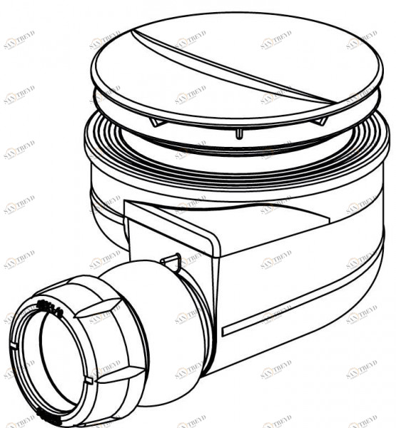 E78161-CP Сифон Jacobdelafon ОБЩАЯ КАТЕГОРИЯ Santreyd 