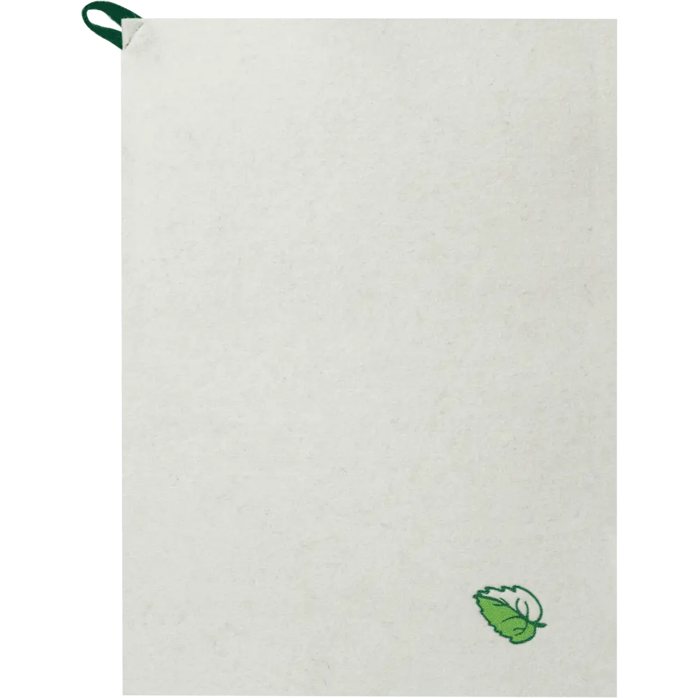 Невский Банщик Коврик банный Лист с вышивкой из фетра 87208837 STLM-1415643