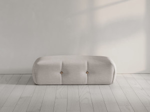 Мягкая скамейка из ткани