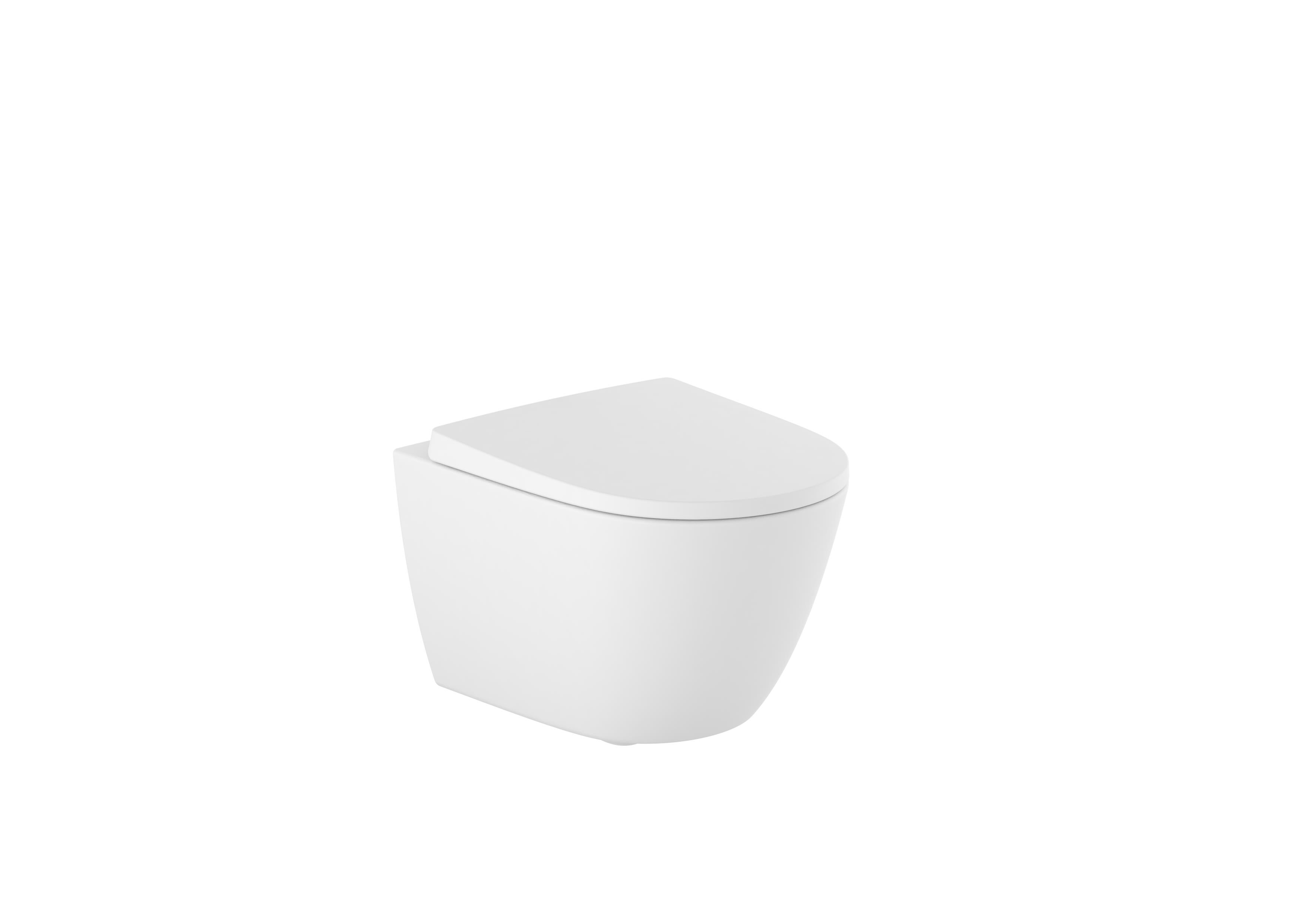 Керамический компактный подвесной туалет без бриды Roca Ona ARCH-00057372 - Вид №2